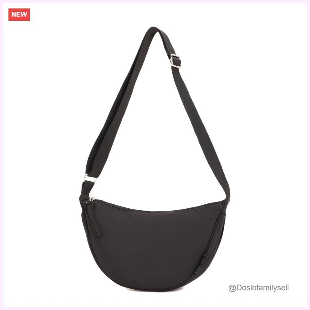 Small Waterproof Nylon Crossbody Bag, Lightweight Travel Purse with Adjustable